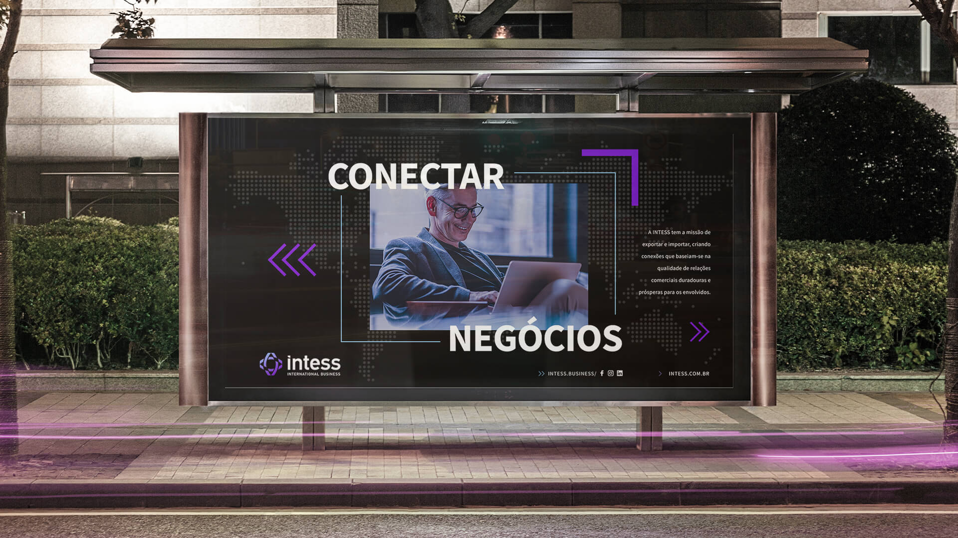 Divulgação Ponto de ônibus